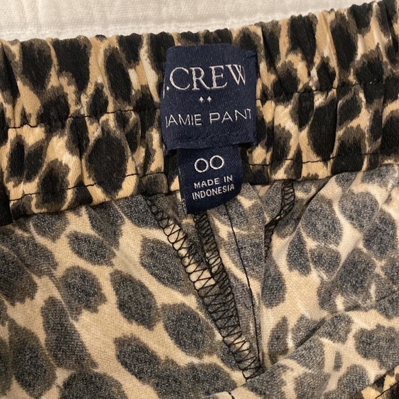 Jcrew Factory Jamie pull on pant in leopard - Picture 5 of 9